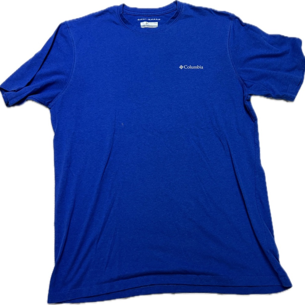 Columbia Men's Short Sleeve Tee in Vibrant Blue
